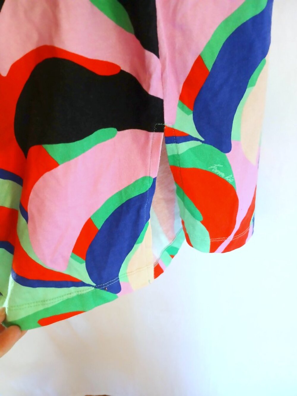 Farm Rio Vibrant Abstract Cotton Sleeveless Maxi Dress S Boho Tropical Statement - Picture 6 of 8